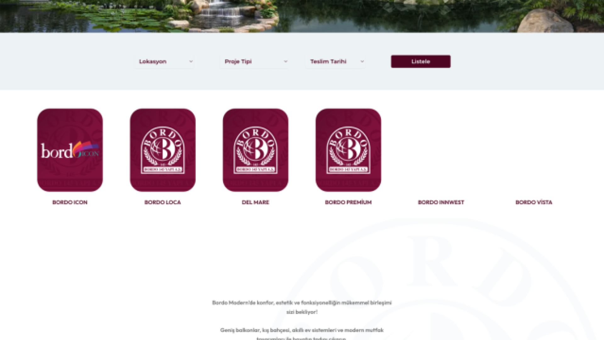 Bordo 145 Web Sitesi